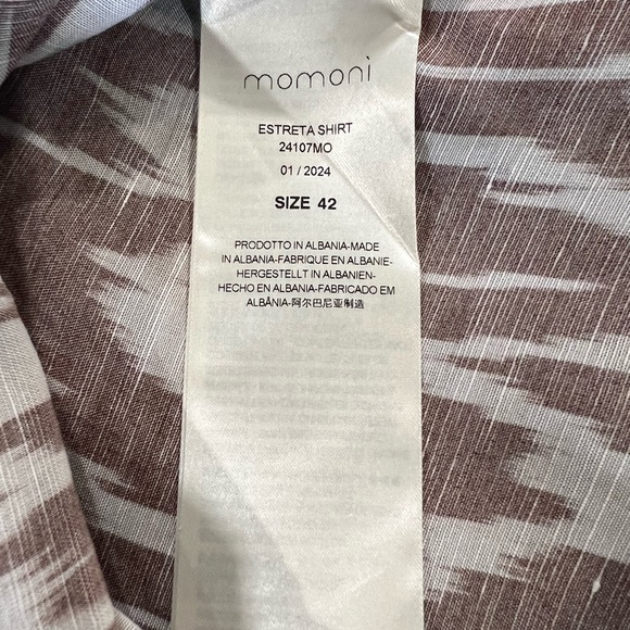 Gorgeous linen blouse by Italian brand Momoni size 42 - Medium - Picture 6 of 6